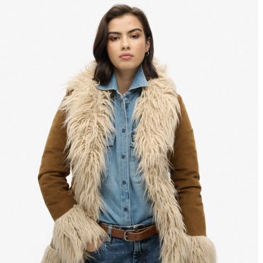 Warme kuschelige winter Jacke