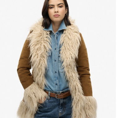 Warme kuschelige winter Jacke