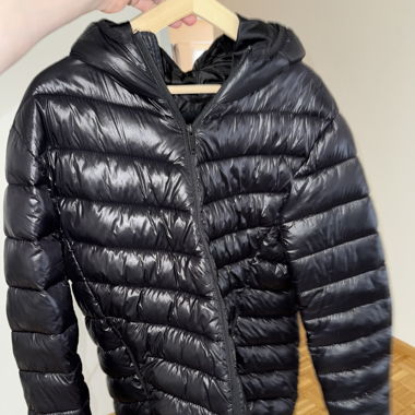 Glänzende Steppjacke 