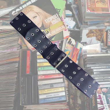 Black studded belt