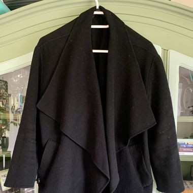 ZARA - Mantel - Wolle - schwarz