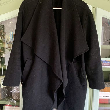 ZARA - Mantel - Wolle - schwarz