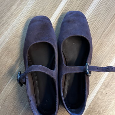 Ballerine Mary Jane marrone bordeaux