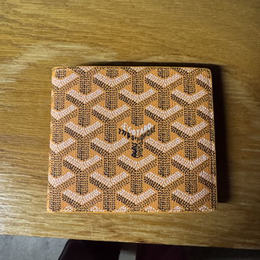 Portefeuille Goyard jaune