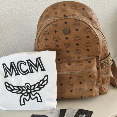 Sac à dos MCM Cognac