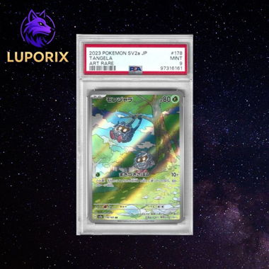 Pokémon PSA 9 Tangela Art Rare 178/165 SV2a