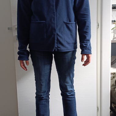 Cardigan pile mont-bell blu XL
