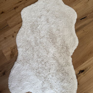 White Faux Fur Rug