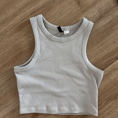 H&M geripptes Tanktop