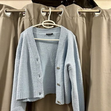 Cardigan bleu