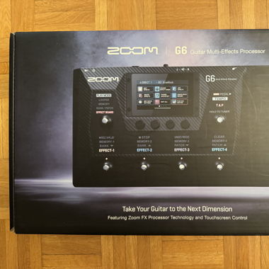 ZOOM G6 PROCESSORE MULTI-EFFETTO PER CHITARRA 