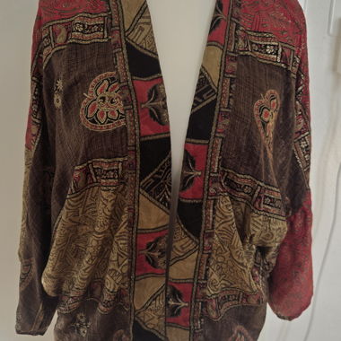 Blouse kimono légère à motifs