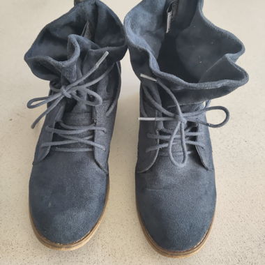 Bottines en daim Anna Field bleu foncé