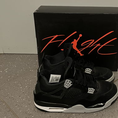 Air Jordan 4 Black Canvas