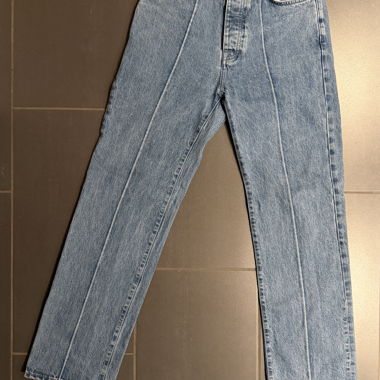 Jeans in denim Corteiz C-Star (blu)