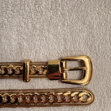 Ceinture chaîne dorée