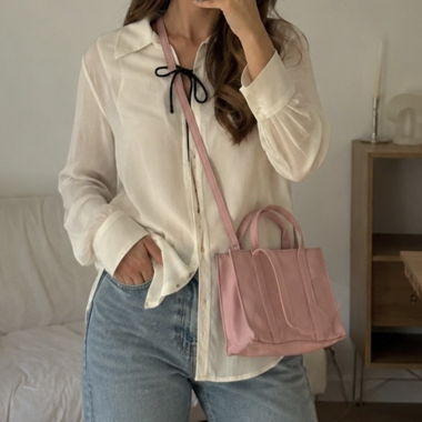 Petit sac bandoulière rose