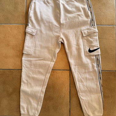 Beige Nike-Jogginghose