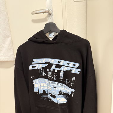 Pegador OVERSIZED HOODIE  Kapuzenpullover - black