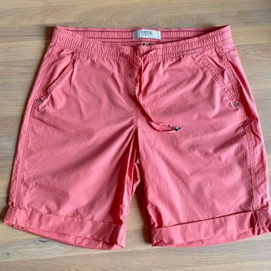 Women's Coral Shorts Cecil Size 28 100% Cotton New