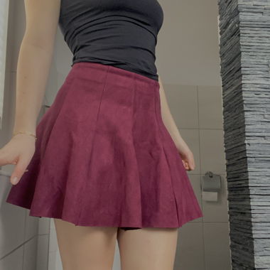 Jupe bordeaux