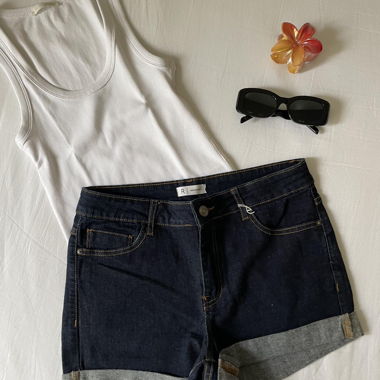 Short en jeans 