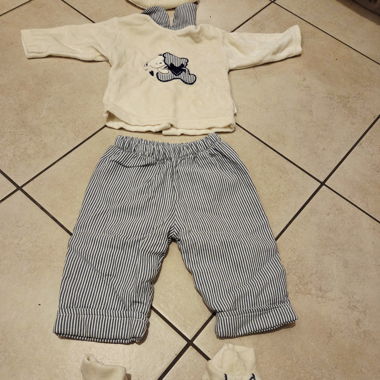 Set bebè 4 pezzi 62 cm