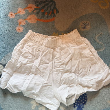 Shorts blancs en lin HM