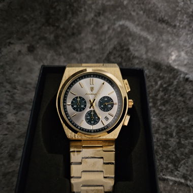 Montre quartz or