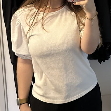 weisse Bluse