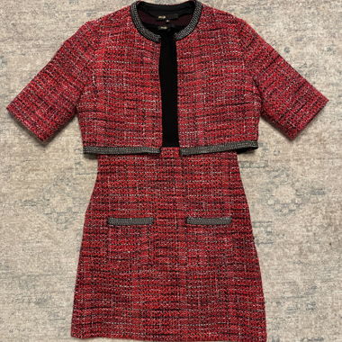 Maje Tweed-Set 2-teilig - Kleid und Jacke