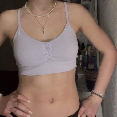 Lilac Sports Bra Top