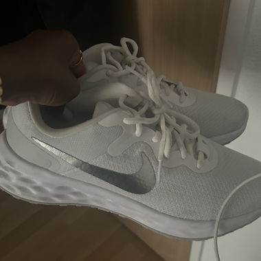 Nike white running sneakers