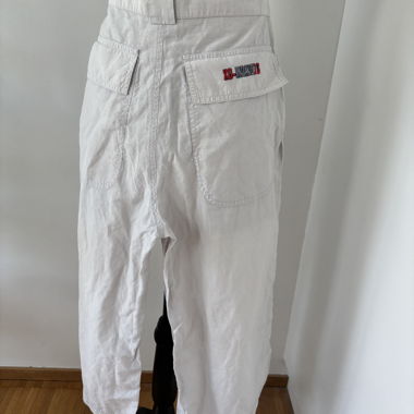 Capri Cargo Vintage Original des années 2000 Blanc 36/S