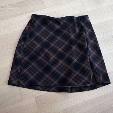Checked Mini Skirt