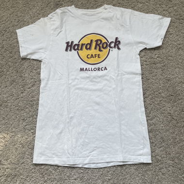 T-Shirt Hard Rock Cafe Mallorca bianco