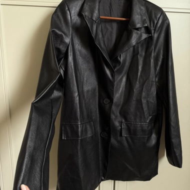 Blazer in ecopelle – taglia S, mai indossato