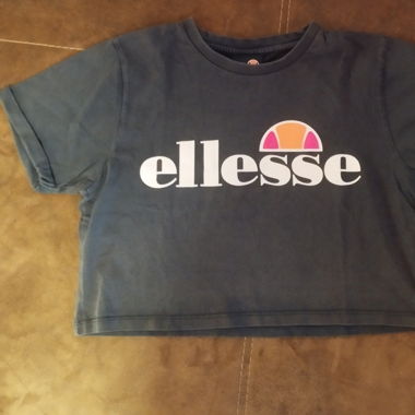 Ellesse Crop Top Dunkelblau
