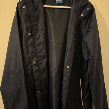 46 Nord navy hooded rain jacket