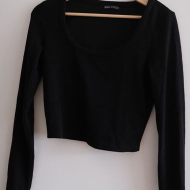 langarmigs squareneck Shirt