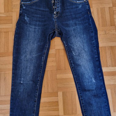 Dark Jeans with Star Detail
