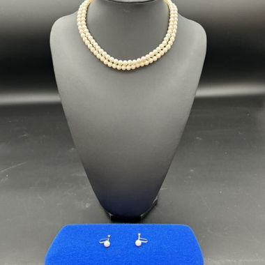 Vintage Pearl Necklace 