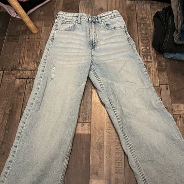 light blue jeans