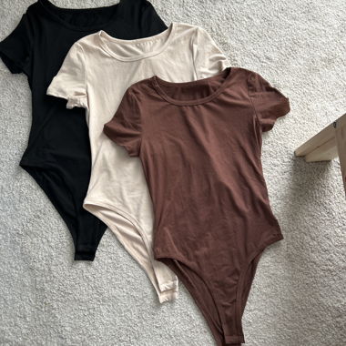 Lot de 3 Bodies à manches courtes