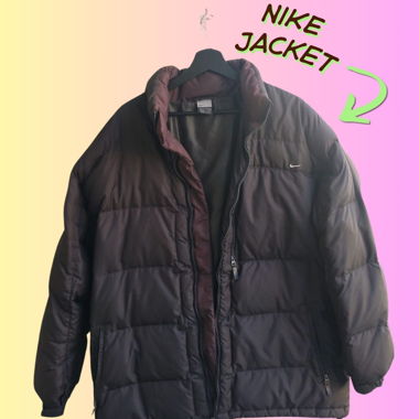 Nike Black Puffer Jacket XL