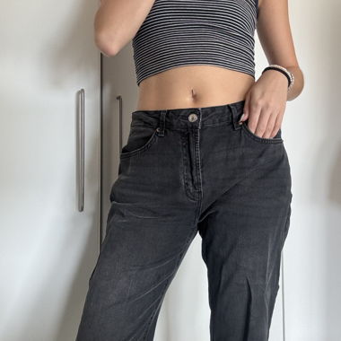 stradivarius black jeans