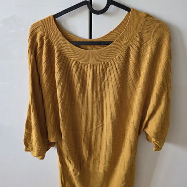 Top in maglia senape H&M