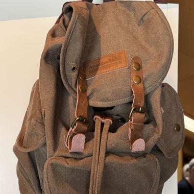 Zaino in canvas Appenzellerland marrone