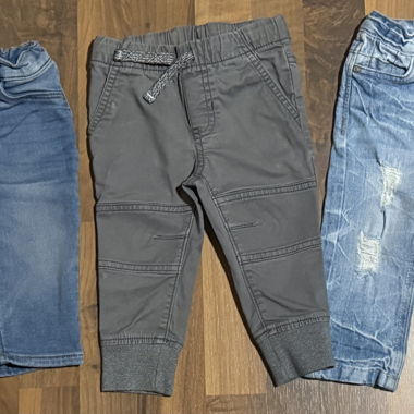 Set of 3 kids’ trousers 74 cm