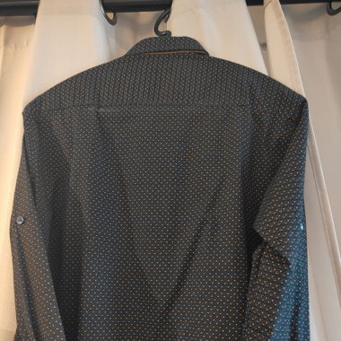 Chemise longue manche à pression 